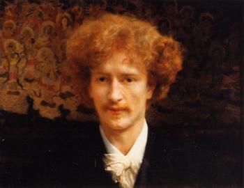 Sir Lawrence Alma-Tadema : Portrait of Ignacy Jan Paderewski